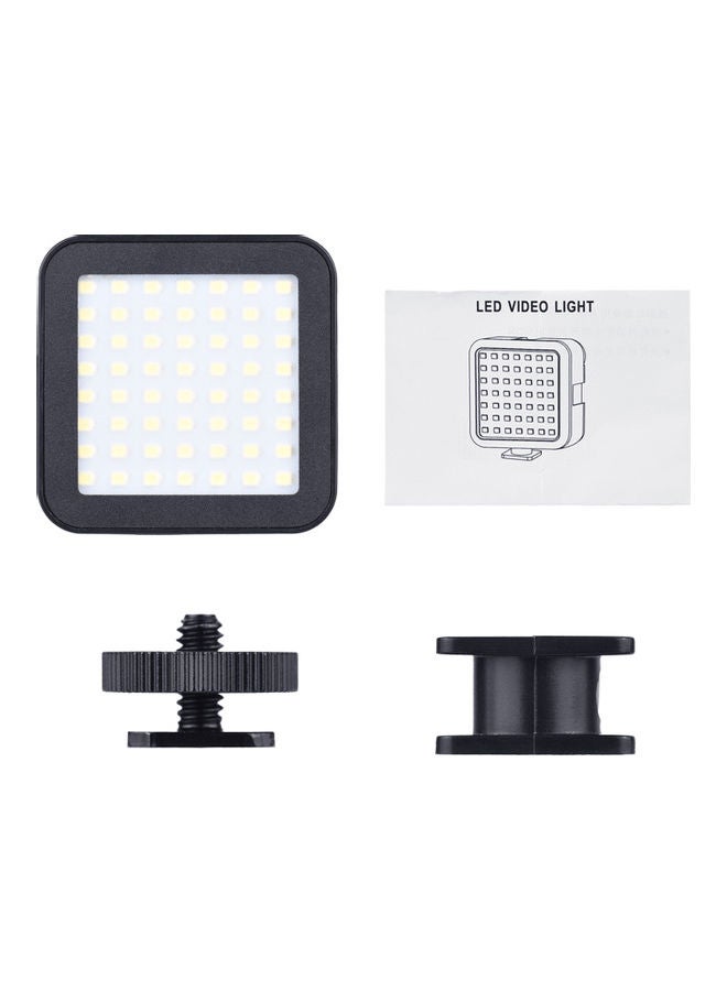 إسكدنيا مصباح LED صغير للتصوير الفوتوغرافي والفيديو أسود - Image 4
